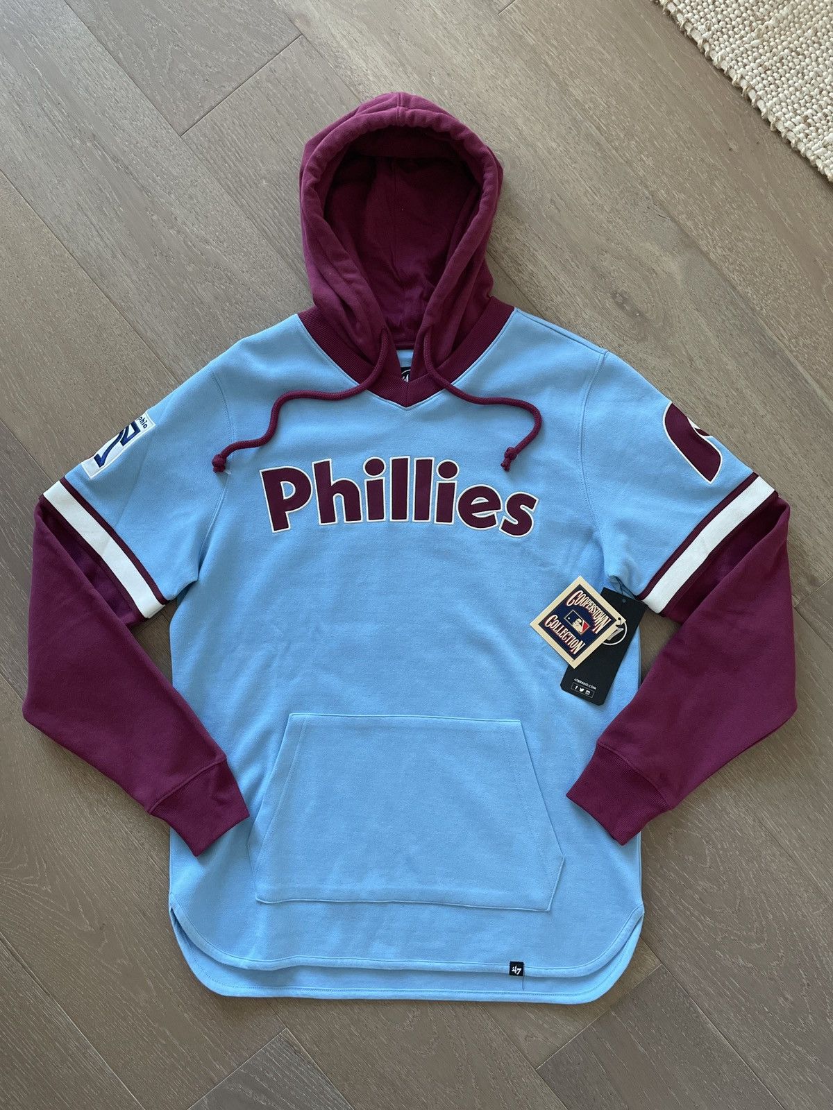 MLB ‘47 Brand Philadelphia Phillies MLB Cooperstown Hoodie Size US M / EU 48-50 / 2 - 1 Thumbnail