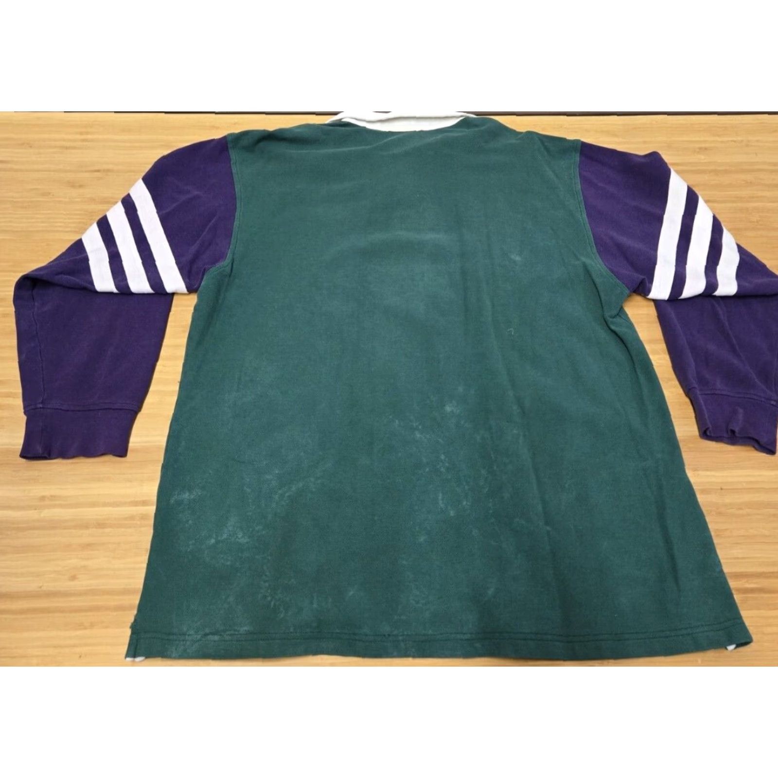 Adidas VINTAGE Adidas Polo Shirt Rugby 90s Men's L Green Size US L / EU 52-54 / 3 - 7 Thumbnail