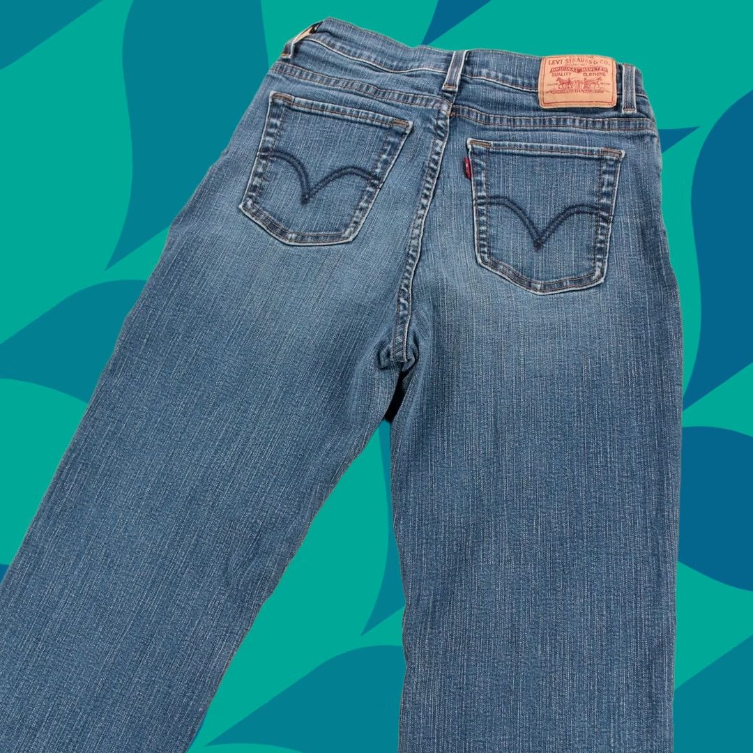 Levi's vtg LEVI'S 512 denim jeans y2k 8 SHORT 26x29 perfectly slimming stretch bootcut Size 30" / US 8 / IT 44 - 1 Thumbnail