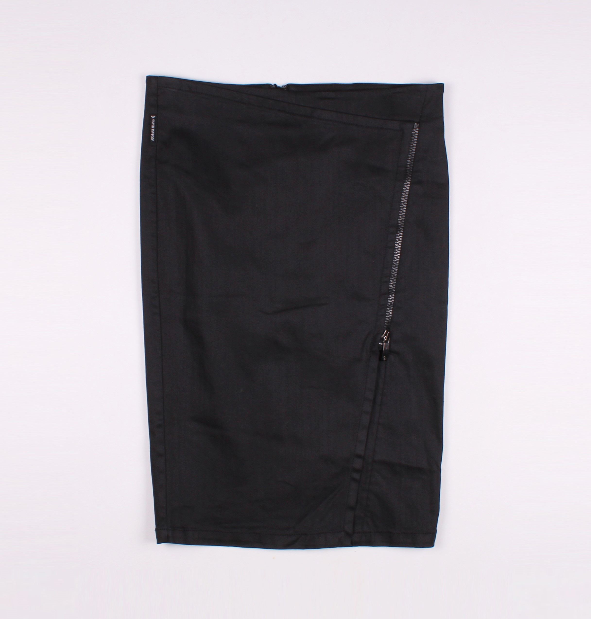 Armani Vintage Armani Jeans Y2K Grunge Glam Pencil Skirt Size 30" / US 8 / IT 44 - 4 Thumbnail