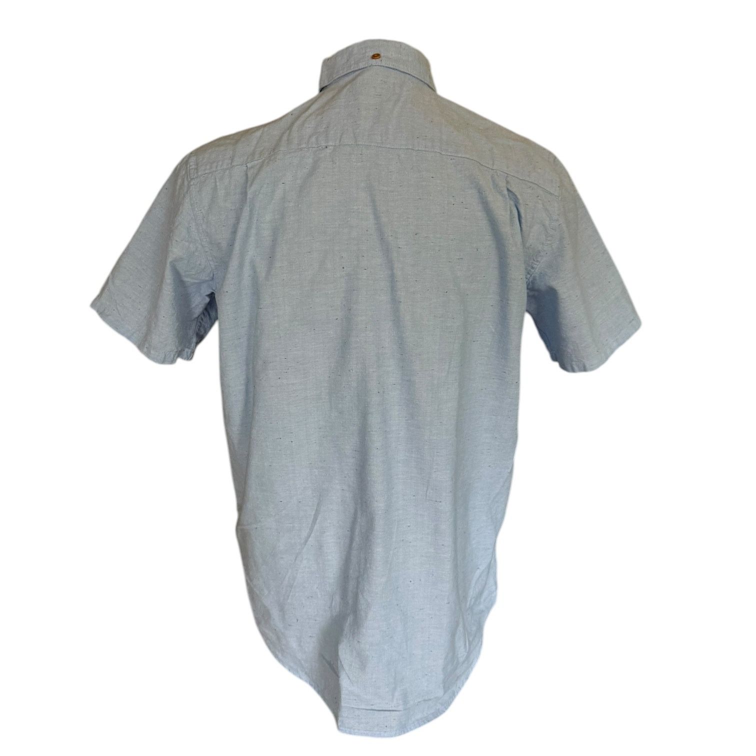 Hurley Hurley Men's Blue Cotton Button Front Shirt Size Medium Size US M / EU 48-50 / 2 - 2 Thumbnail