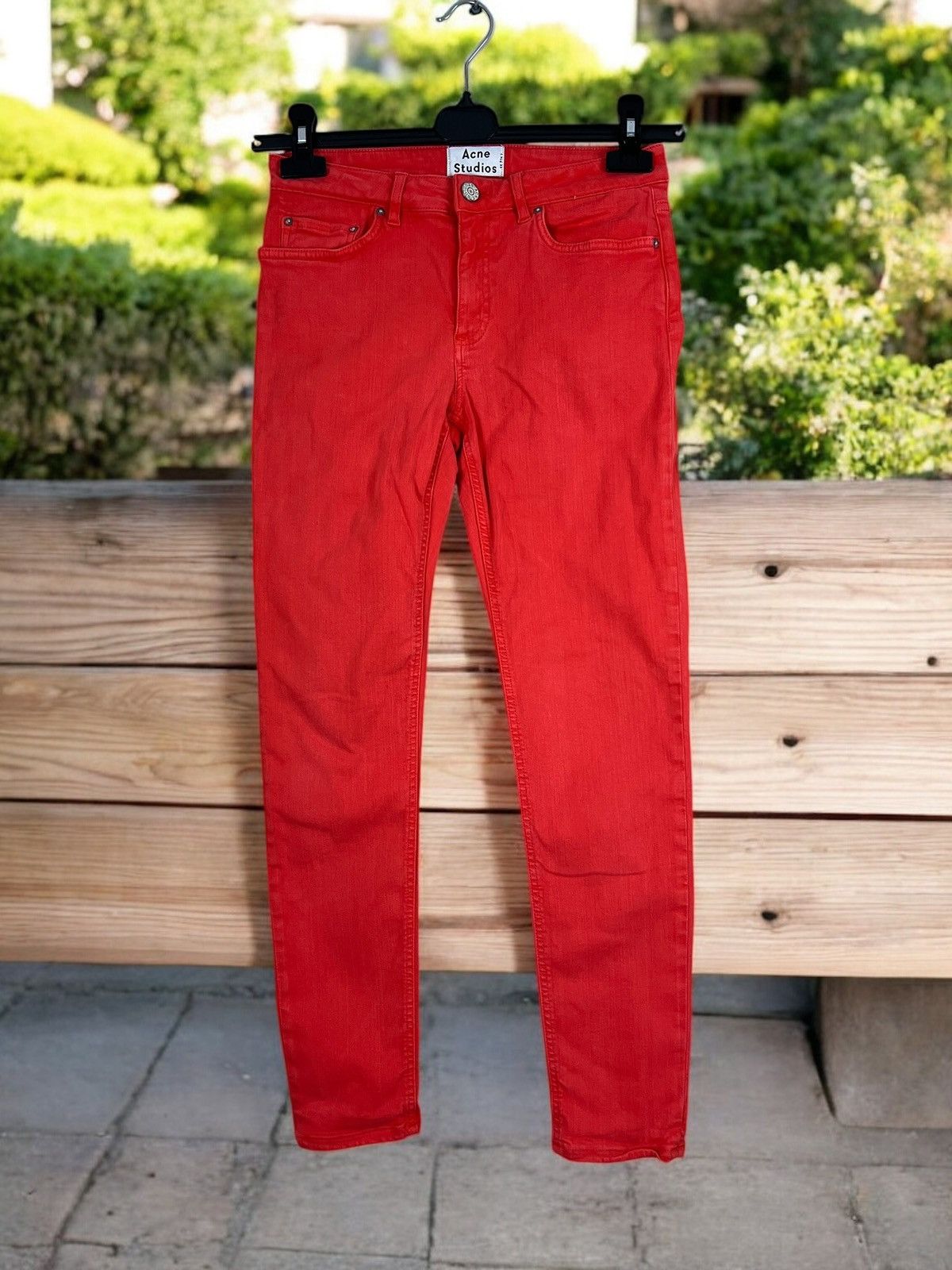 Acne Studios Acne Studios Skin 5 Orange Dye size W27 L32 Size 27" / US 4 / IT 40 - 1 Thumbnail