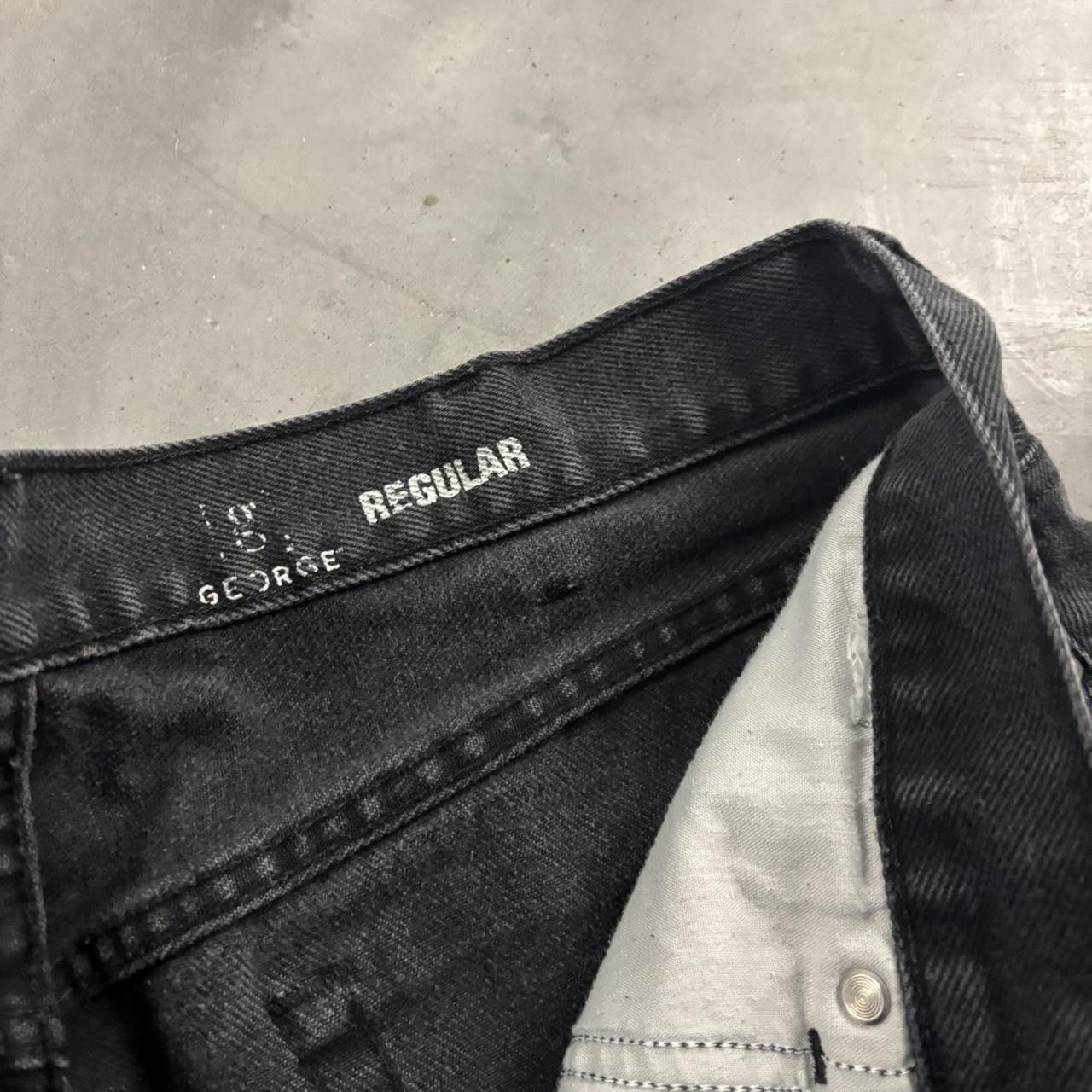 Vintage Crazy Vintage Y2K/2000s Grunge Faded Black Denim Jeans! 38x32 Size US 38 / EU 54 - 7 Thumbnail