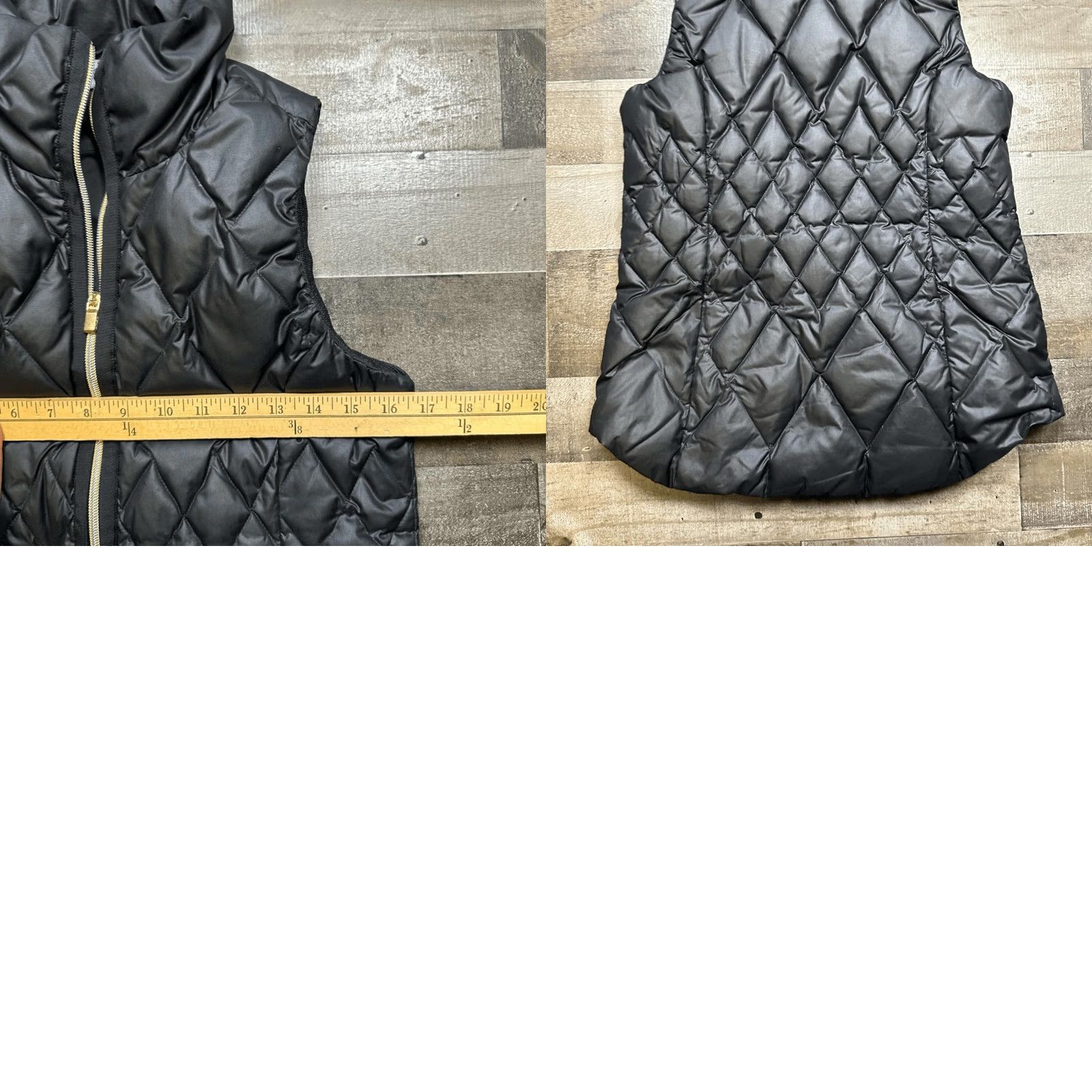 Athleta VINTAGE Athleta goose down Vest Womens XS Black Quilted Zipper Pocket Insulated Down Puffer Quilt Adult? Size XS / US 0-2 / IT 36-38 - 8 Thumbnail