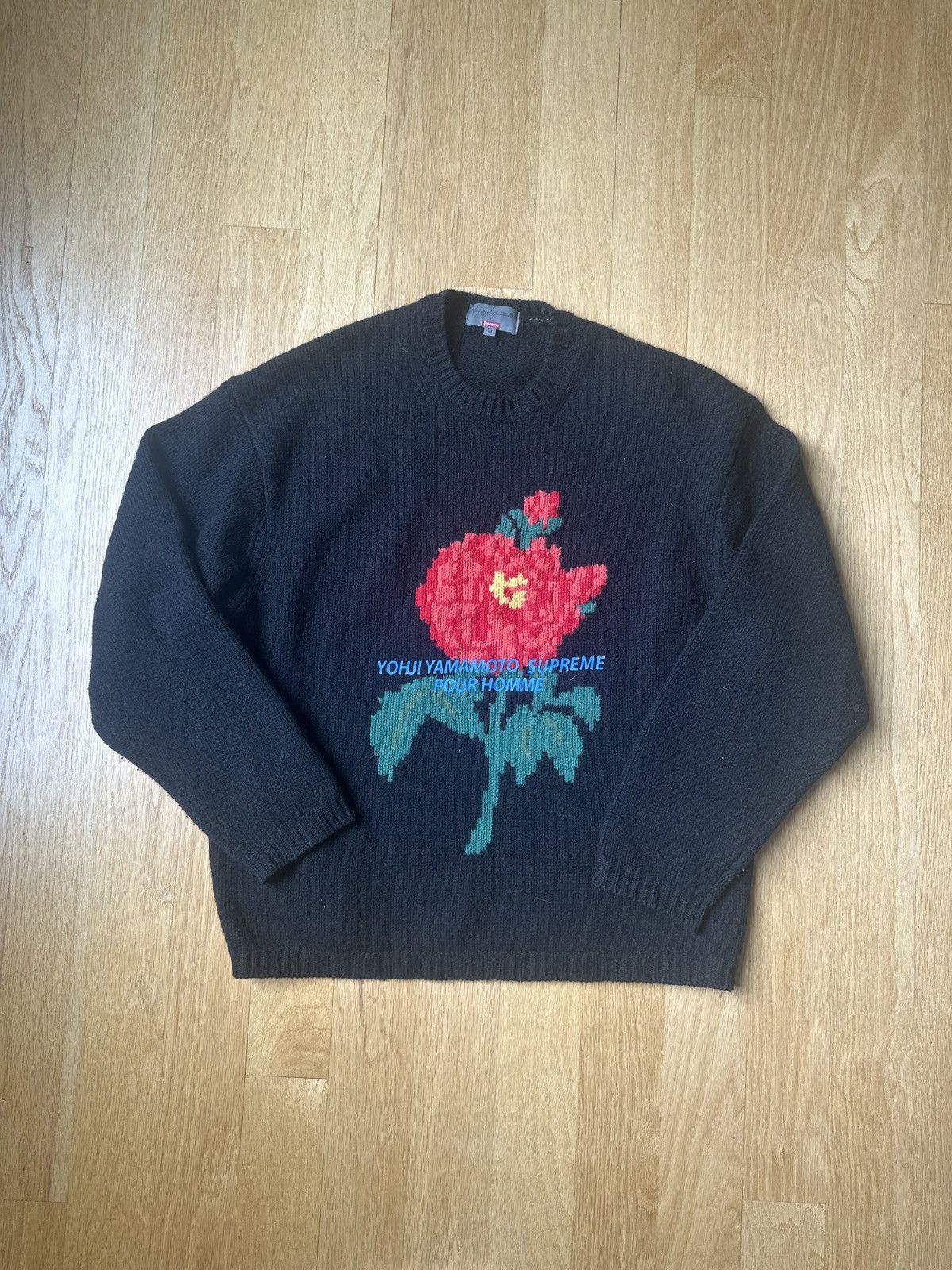 Supreme Supreme FW12 Roses Sweater | Grailed