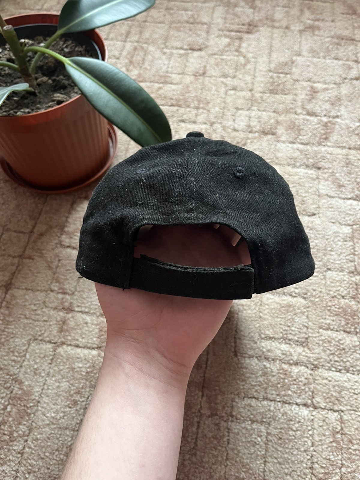 Diesel Vintage Diesel 90's Avant Garde Big Logo Black Cap Size ONE SIZE - 2 Thumbnail
