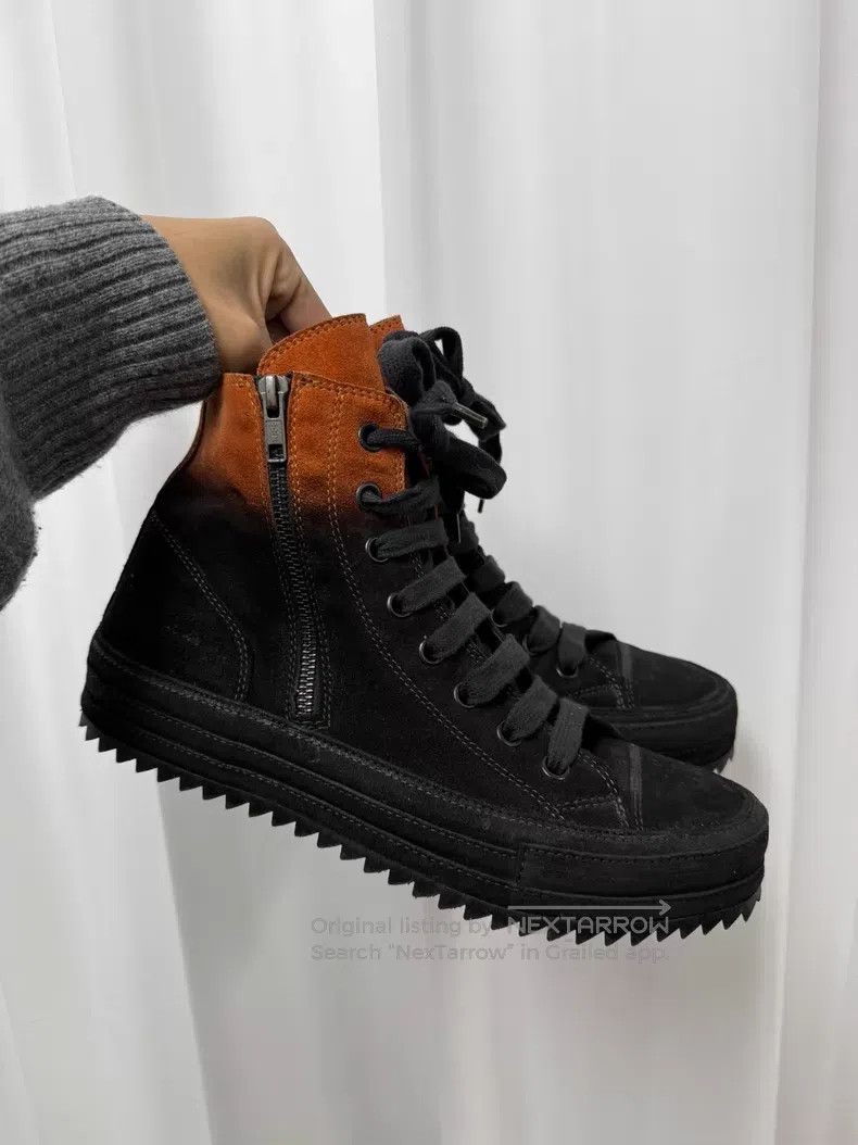 Ann Demeulemeester Ann Demeulemeester Gradient Dyed Suede Double Zip Platform Size US 8 / EU 41 - 1 Thumbnail