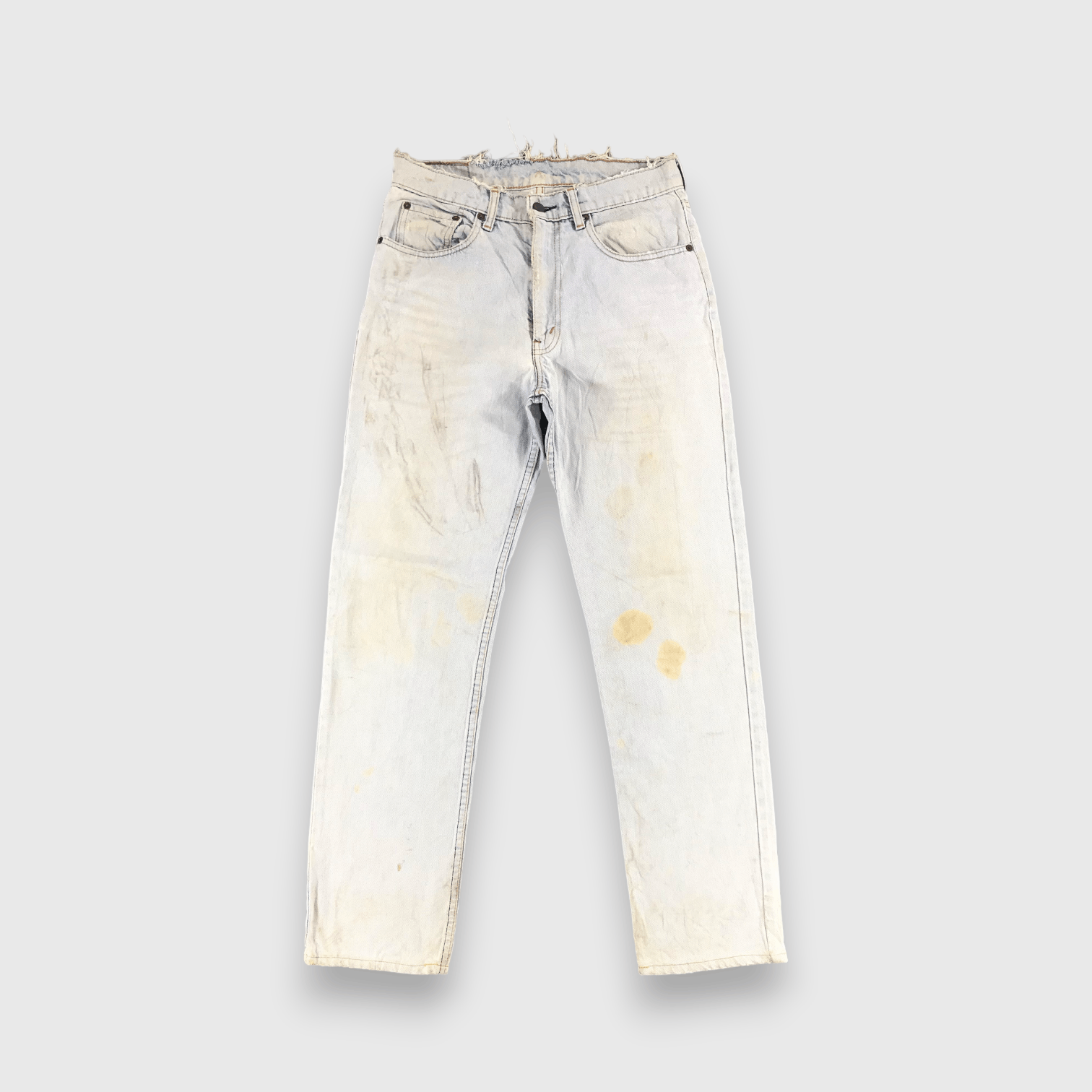 Levi's Vintage Distress Levis 506 Light Wash Jeans-J1287 Size US 31 - 1 Thumbnail
