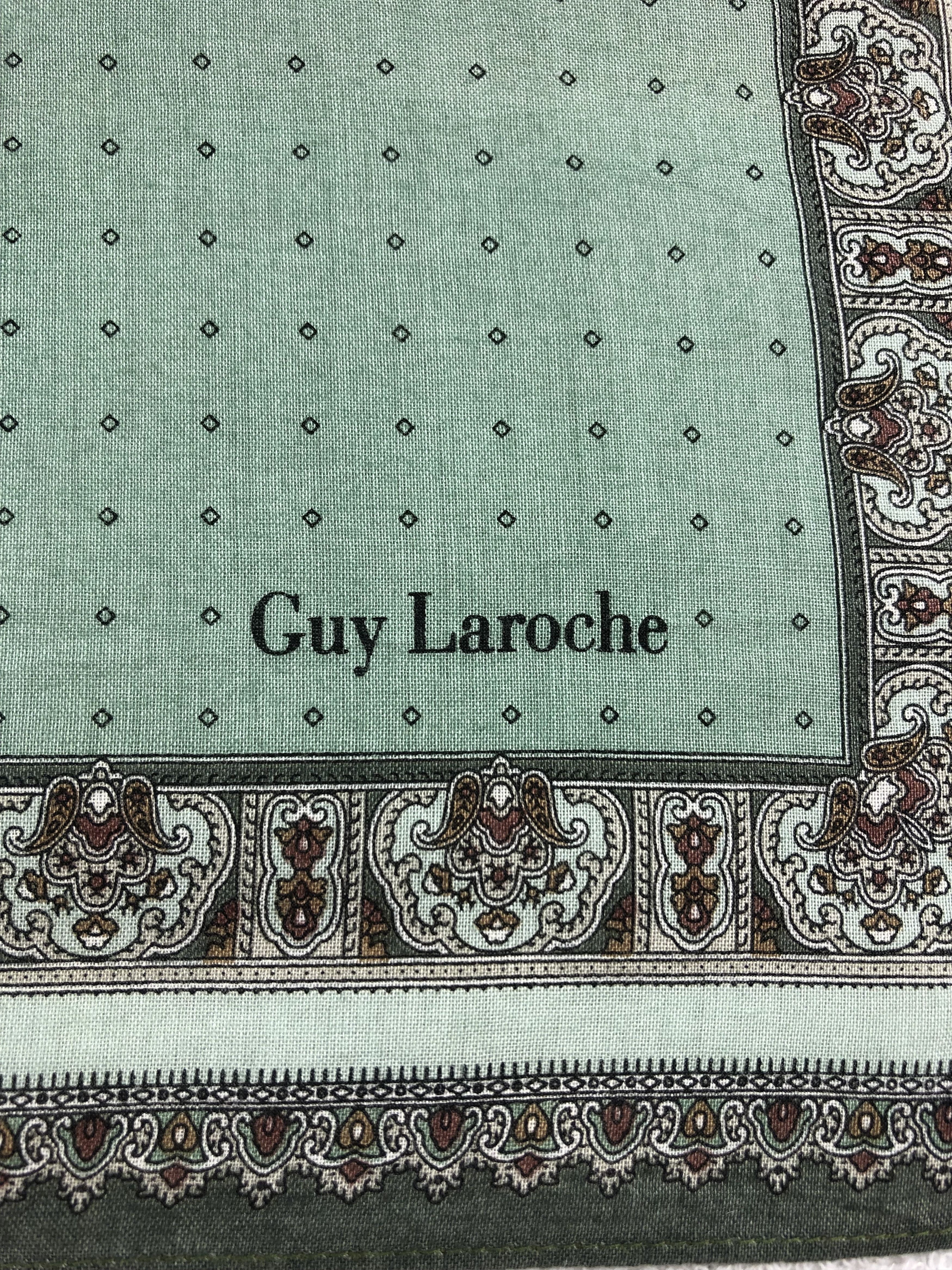 Guy Laroche × Vintage Guy Laroche Handkerchief / Bandana / Neckerchief Size ONE SIZE - 5 Thumbnail