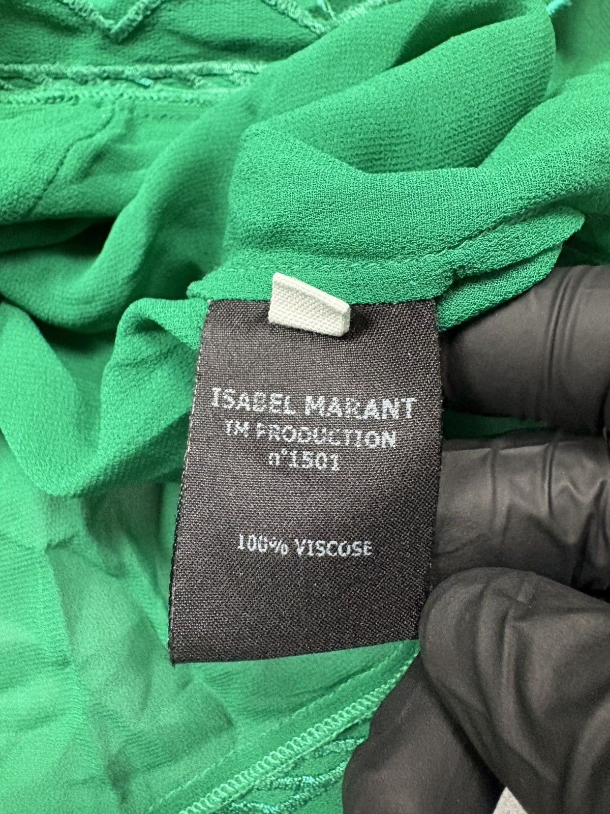 Isabel Marant Etoile Isabel Marant Étoile Green Embroidered Scallop Top Rare 48 Size XS / US 0-2 / IT 36-38 - 14 Thumbnail