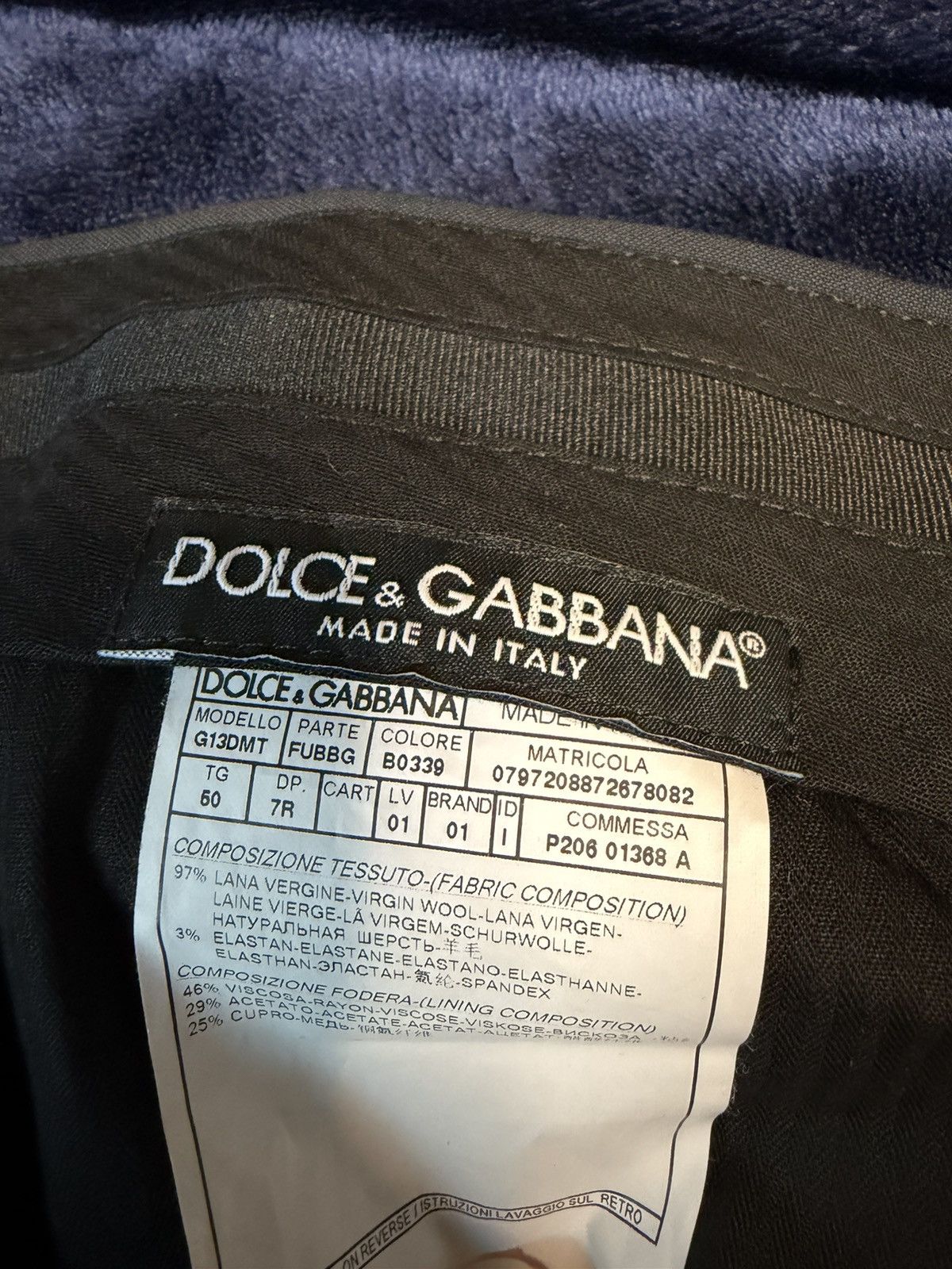 Dolce & Gabbana Dolce & Gabbana Suit Size 40R - 6 Thumbnail