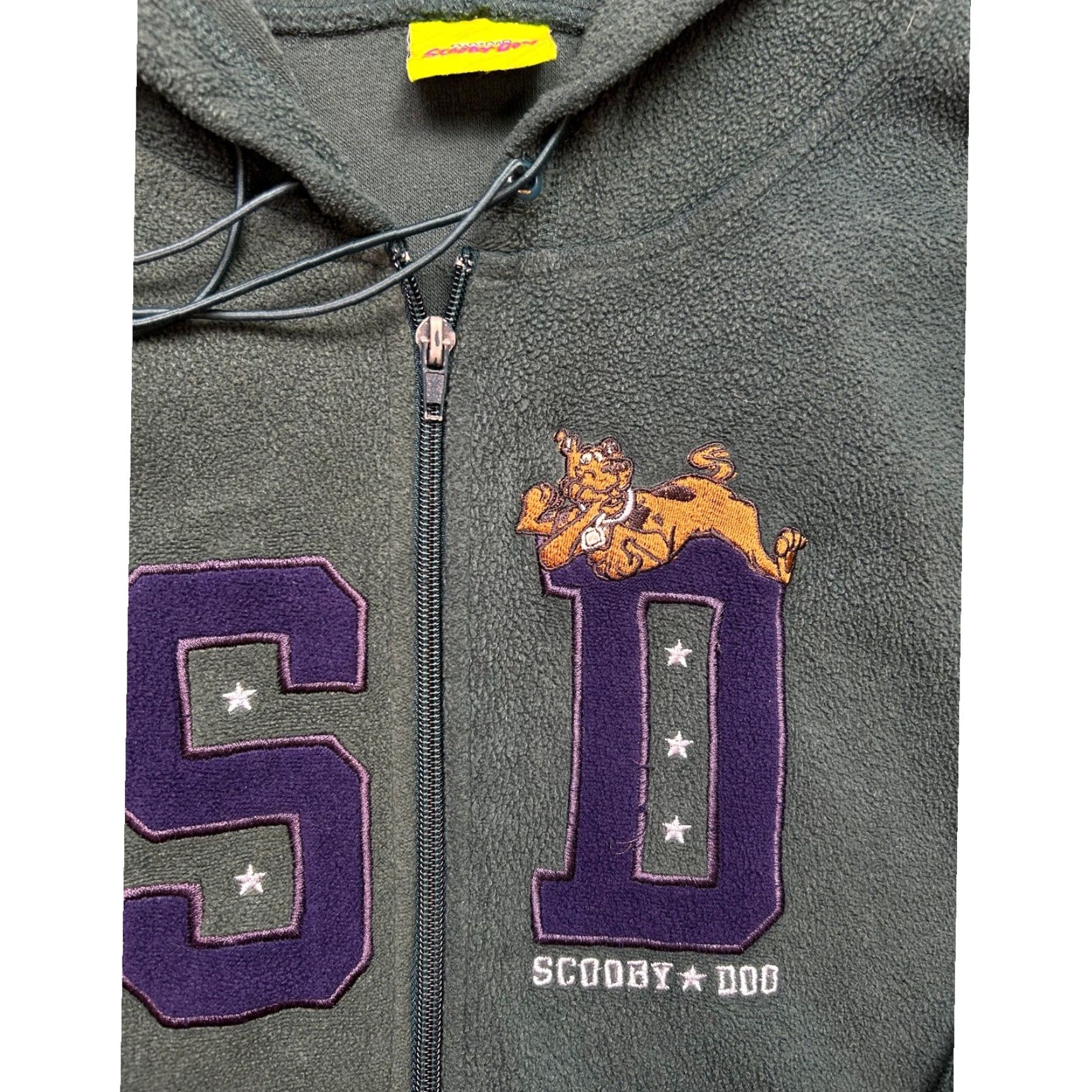 Vintage VINTAGE Scooby-Doo Cartoon Network Full Zip Fleece Hoodie Green Mens XL Jacket Size US XL / EU 56 / 4 - 3 Thumbnail
