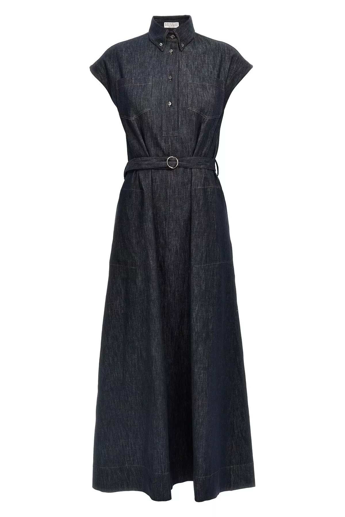 Brunello Cucinelli Denim dress Size S / US 4 / IT 40 - 1 Thumbnail