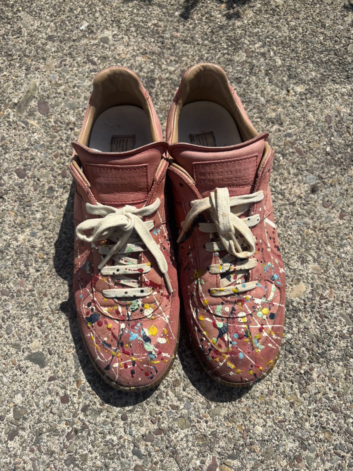 Maison Margiela Maison Margiela Paint Splatter Replica GAT Size US 9.5 / EU 42-43 - 4 Thumbnail