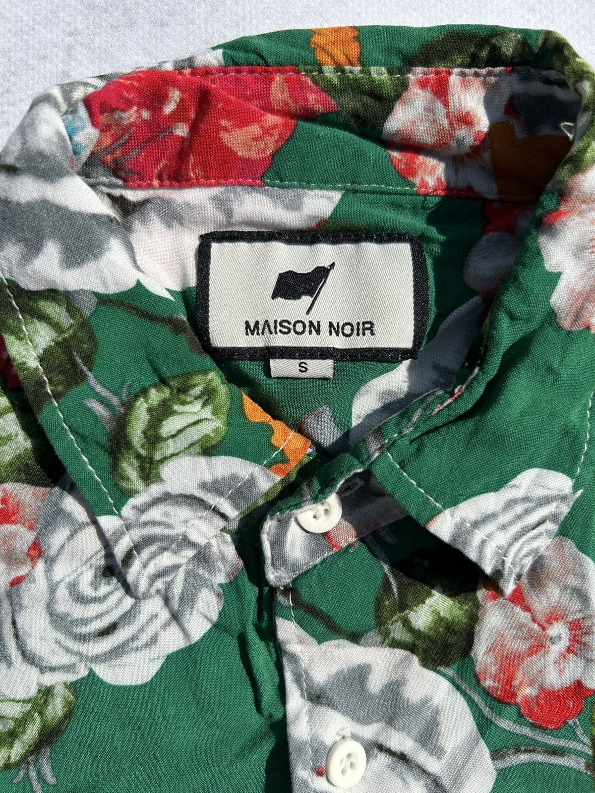 Other Maison Noir Festival Short Sleeve Shirt Floral Size S Size US S / EU 44-46 / 1 - 7 Thumbnail