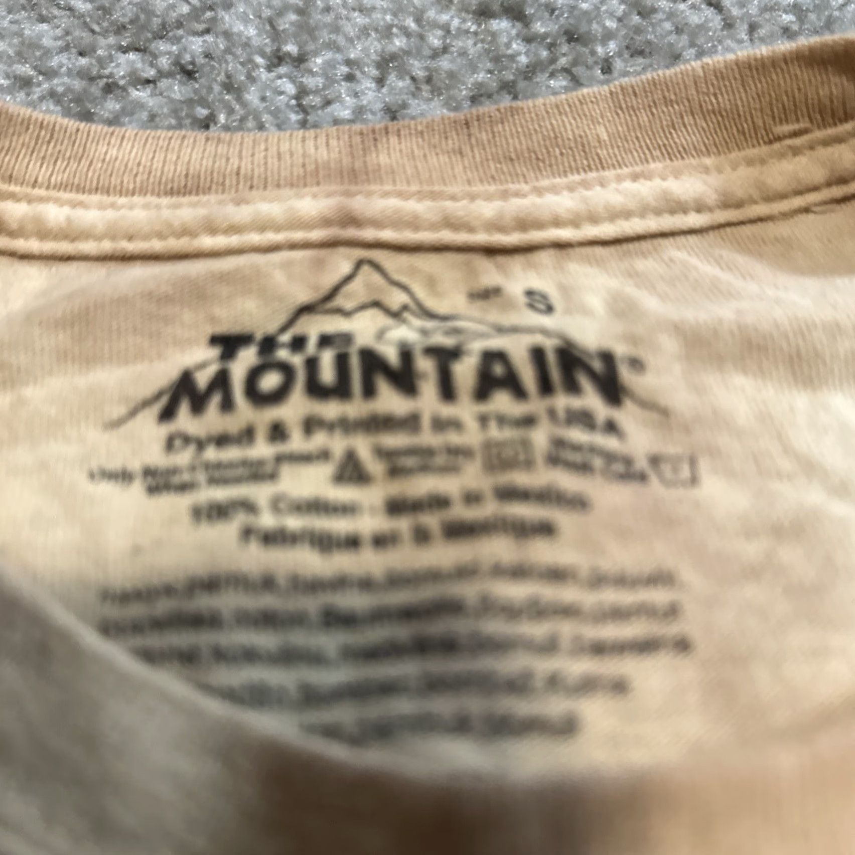 The Mountain VINTAGE The Mountain T-Shirt Animal Beige Small Unisex Adults S Nature Hamster Gerbil Hedgehog Porcupine All Over Print 2013 Mens Womens Size US S / EU 44-46 / 1 - 6 Thumbnail
