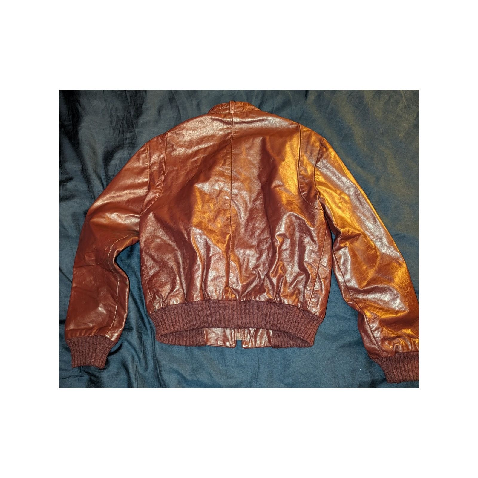 Members Only Vintage Northside Fashions Leather Jacket Women's Small USA Size XS / US 0-2 / IT 36-38 - 3 Thumbnail