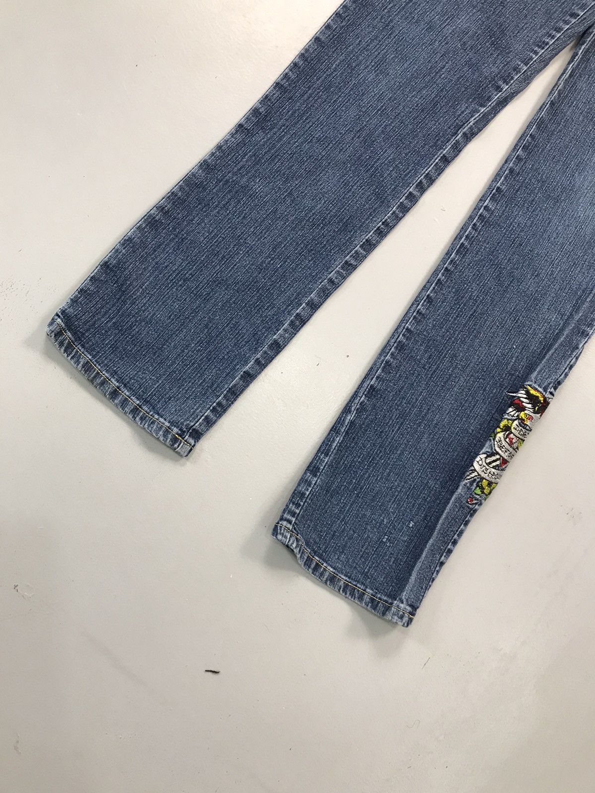 Ed Hardy Vintage Ed hardy embroidered denim Size 32" / US 10 / IT 46 - 4 Thumbnail