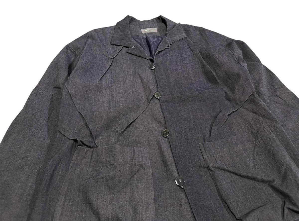 Designer × Japanese Brand × Y's for Men 🔥Japanese Vintage Yohji Yamamoto Style Wrinkled Work Jacket Size US M / EU 48-50 / 2 - 2 Thumbnail