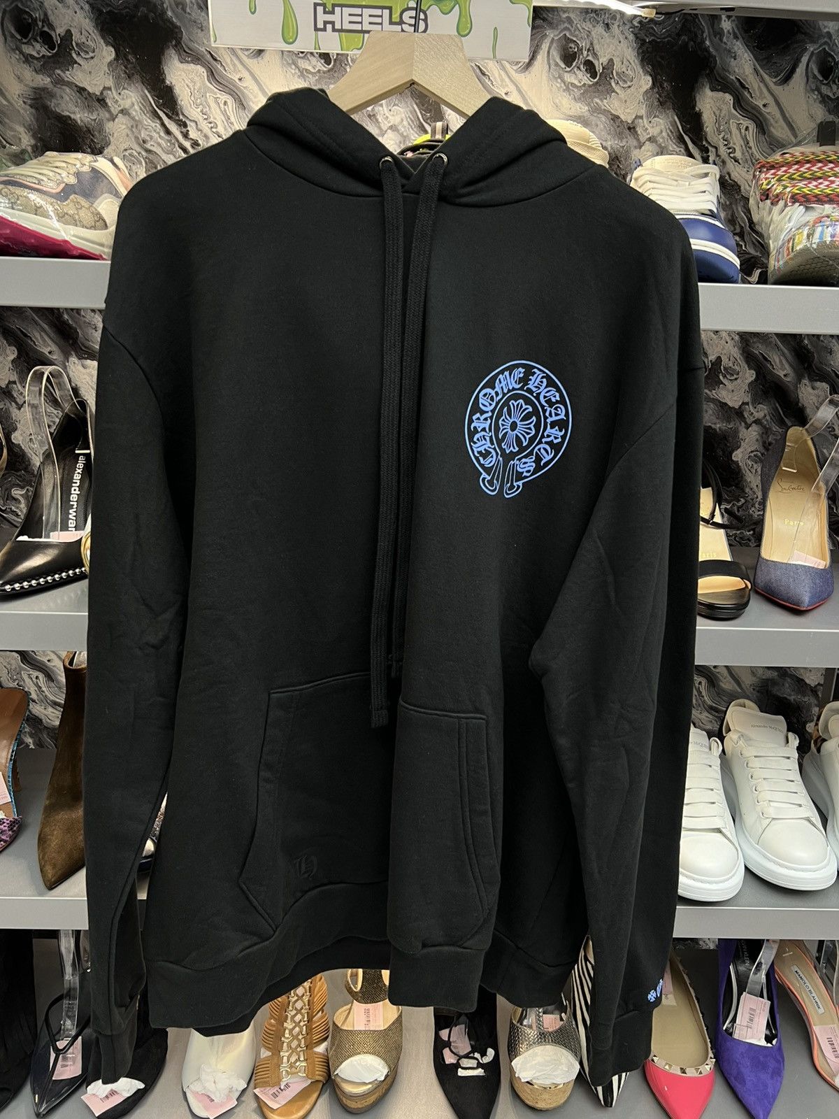 Chrome Hearts Chrome Hearts Horseshoe Logo Print Hoodie Size US L / EU 52-54 / 3 - 1 Thumbnail