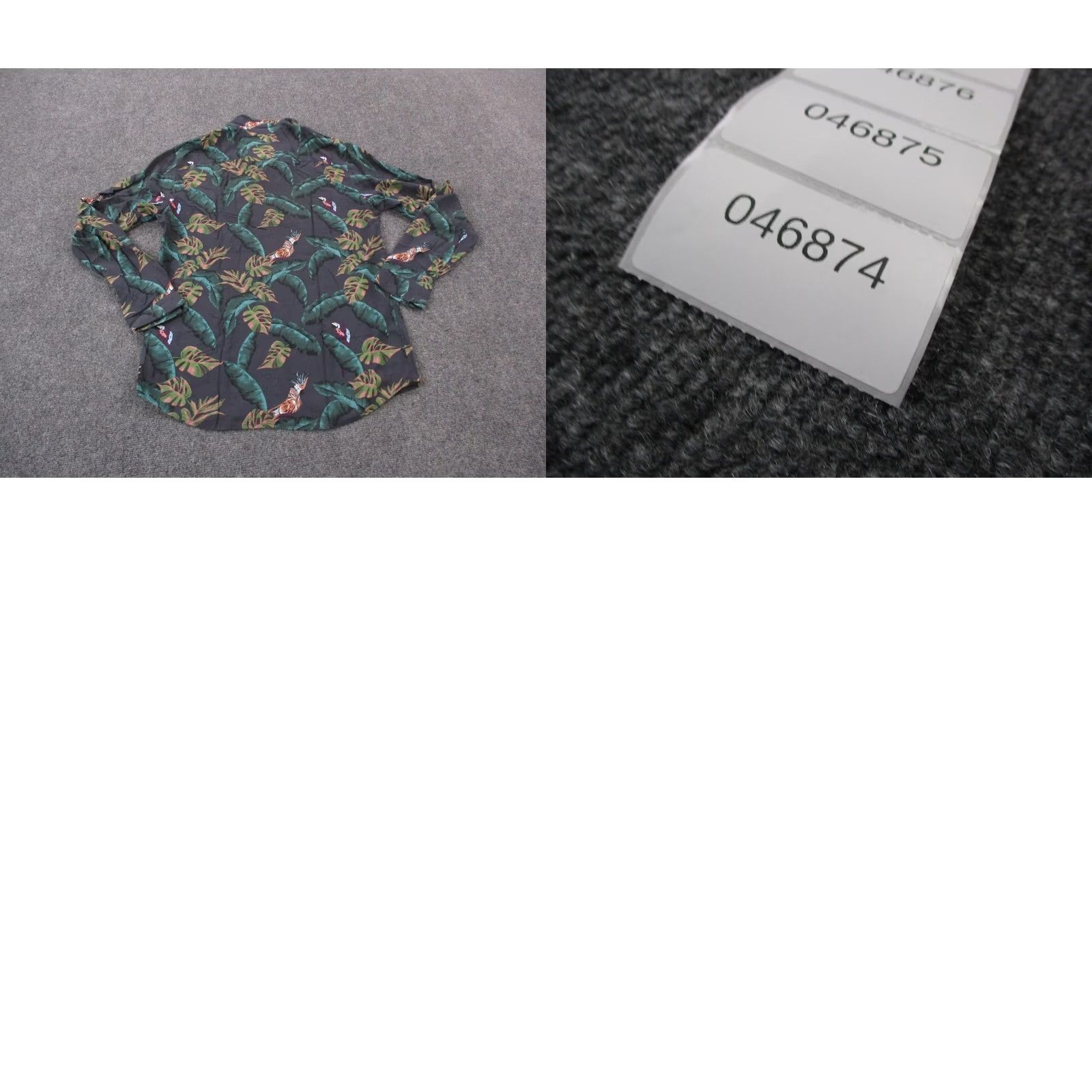 Scotch & Soda VINTAGE Scotch Soda Shirt Mens M Floral Leaf Bird Print Hawaiian Loose Beach Travelers Size US M / EU 48-50 / 2 - 8 Thumbnail