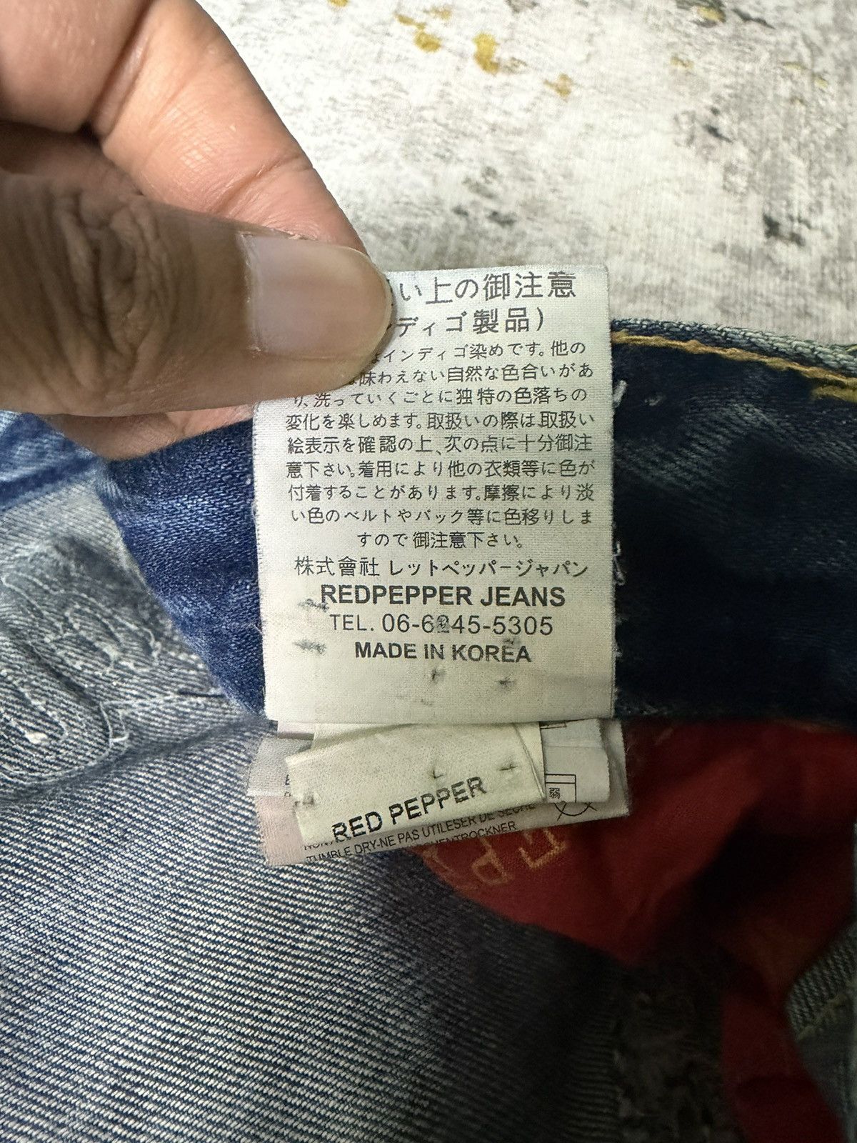 Tornado Mart Vintage 90s Red Pepper Mudwash Jeans Size US 31 - 14 Thumbnail