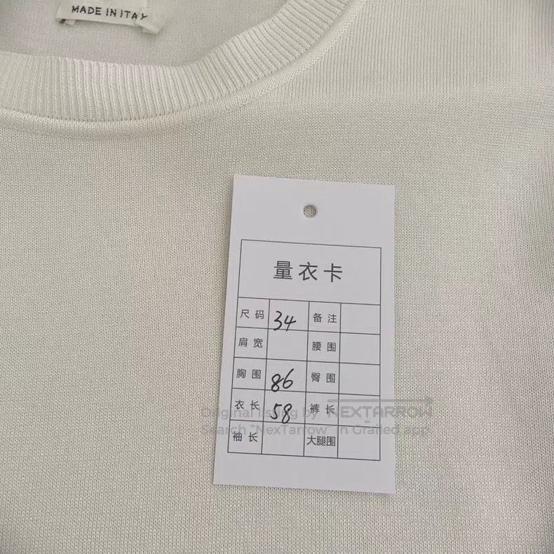Hermes Hermes Silk and Cotton Blended White Short Sleeve Size XXS / US 00 / IT 34 - 6 Thumbnail