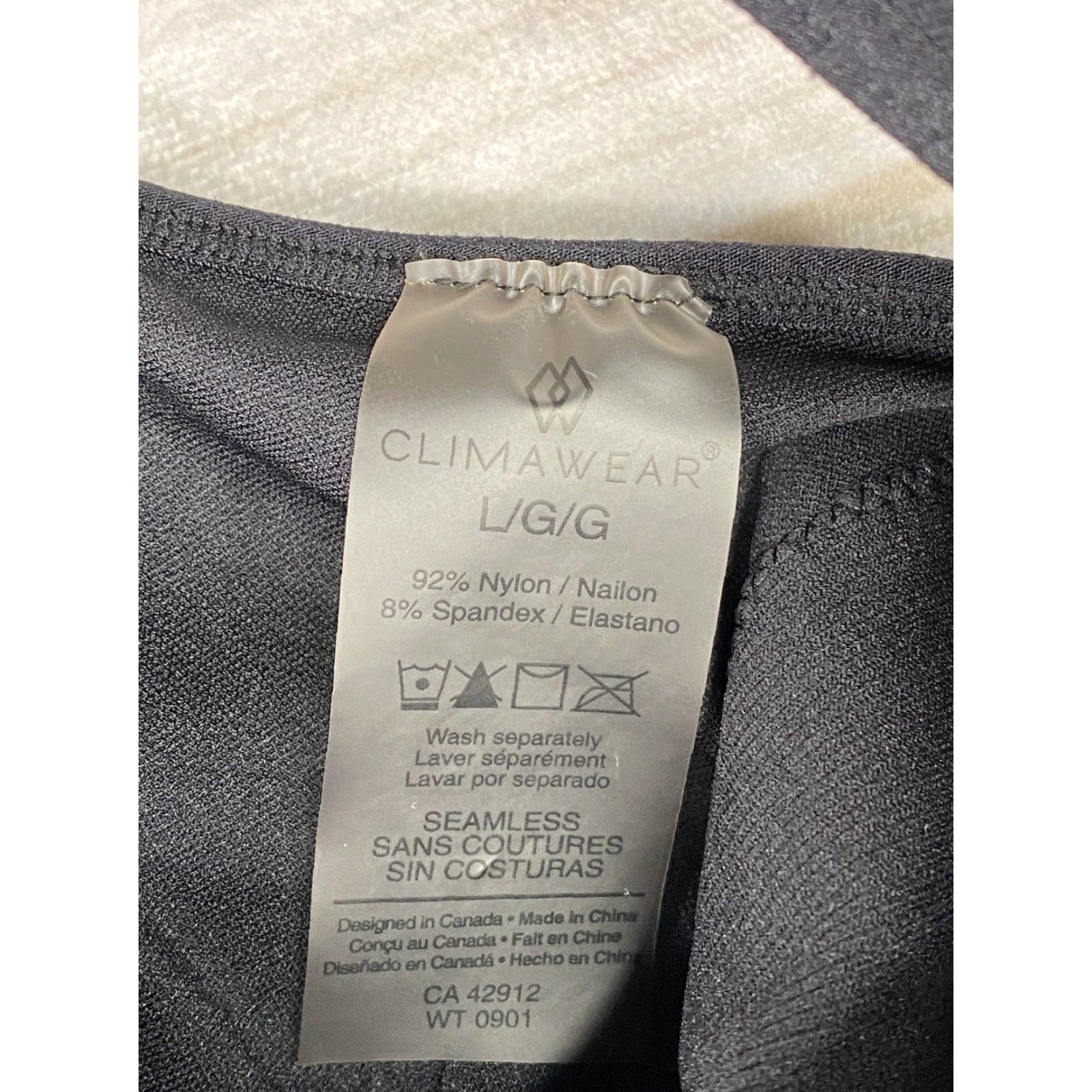 Vintage Climawear Tank Top Womens L Black Workout Yoga Seamless Racerback Stretch Gym Shirt Size L / US 10 / IT 46 - 7 Thumbnail