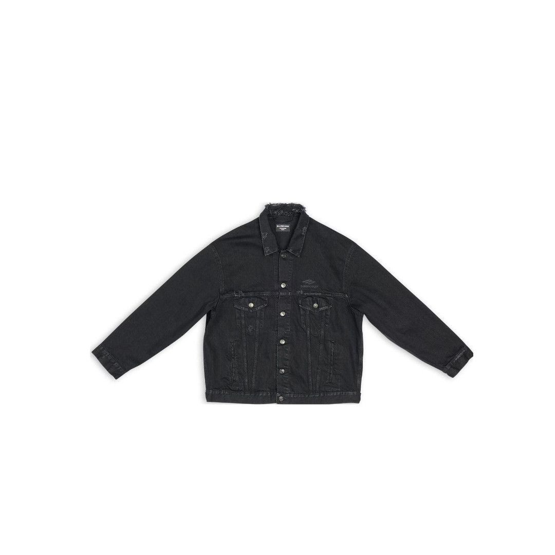 o1w1db10425 3B Sports Icon Large Fit Jacket in Black