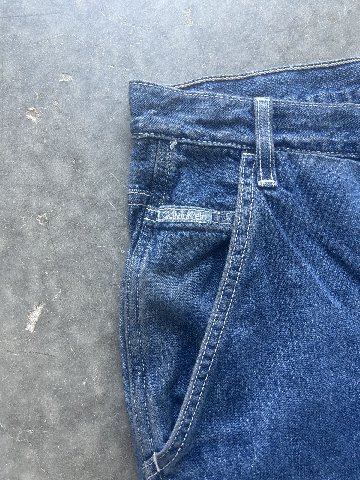 Calvin Klein × Vintage Vintage Y2K Baggy Calvin Klein Carpenter Jeans 29x29 Size US 29 - 5 Thumbnail