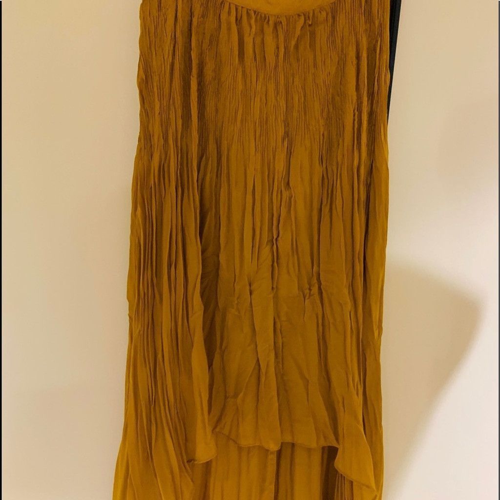 Bar III Bar III BN mustard high low skirt size S Size 26" / US 2 / IT 38 - 7 Thumbnail