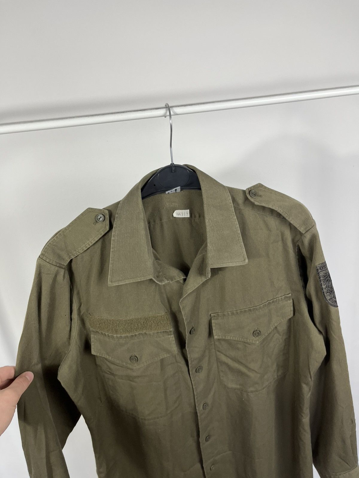 Other Vintage 1991 Austrian Bundesheer Military Shirt Army Size 39 Size US M / EU 48-50 / 2 - 7 Thumbnail