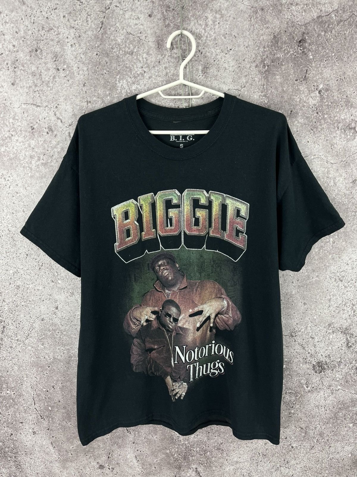 Rap Tees Notorious Thugs Biggie Rap Tee Big Logo Y2K Size S Size US S / EU 44-46 / 1 - 1 Thumbnail