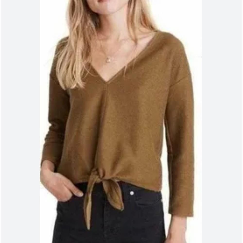 Madewell Madewell l Texture & Thread Front Tie Top XS Size XS / US 0-2 / IT 36-38 - 8 Thumbnail