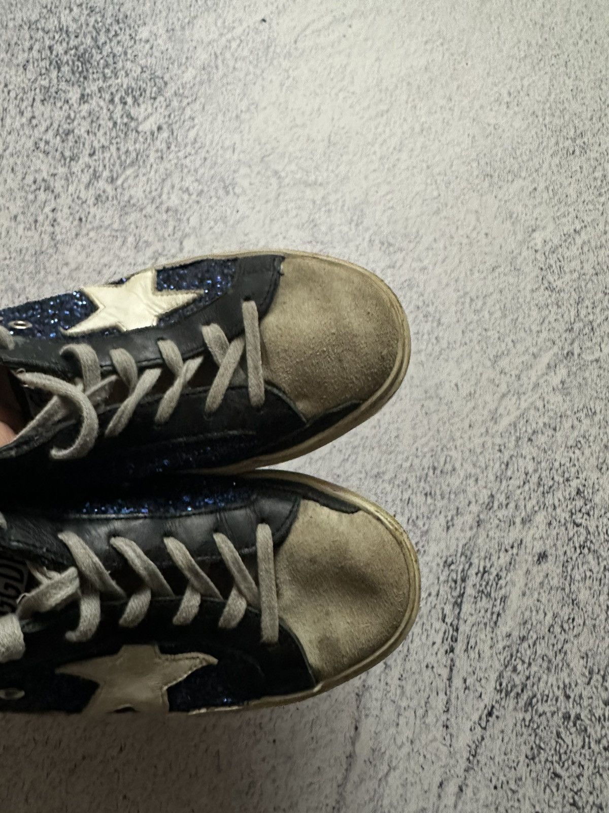 Golden Goose Golden Goose Glitter Colorblock Pattern Sneakers Size US 8 / IT 38 - 12 Thumbnail