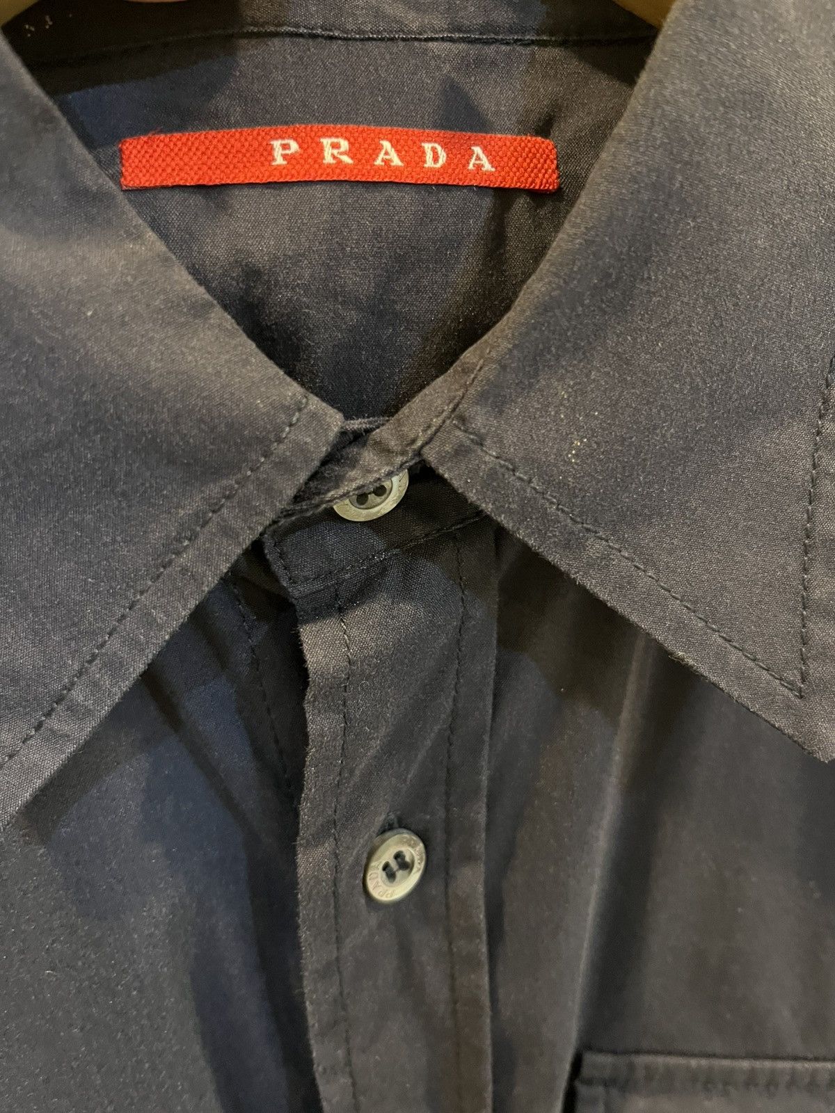 Prada Prada Military Style Shirt Size US M / EU 48-50 / 2 - 3 Thumbnail