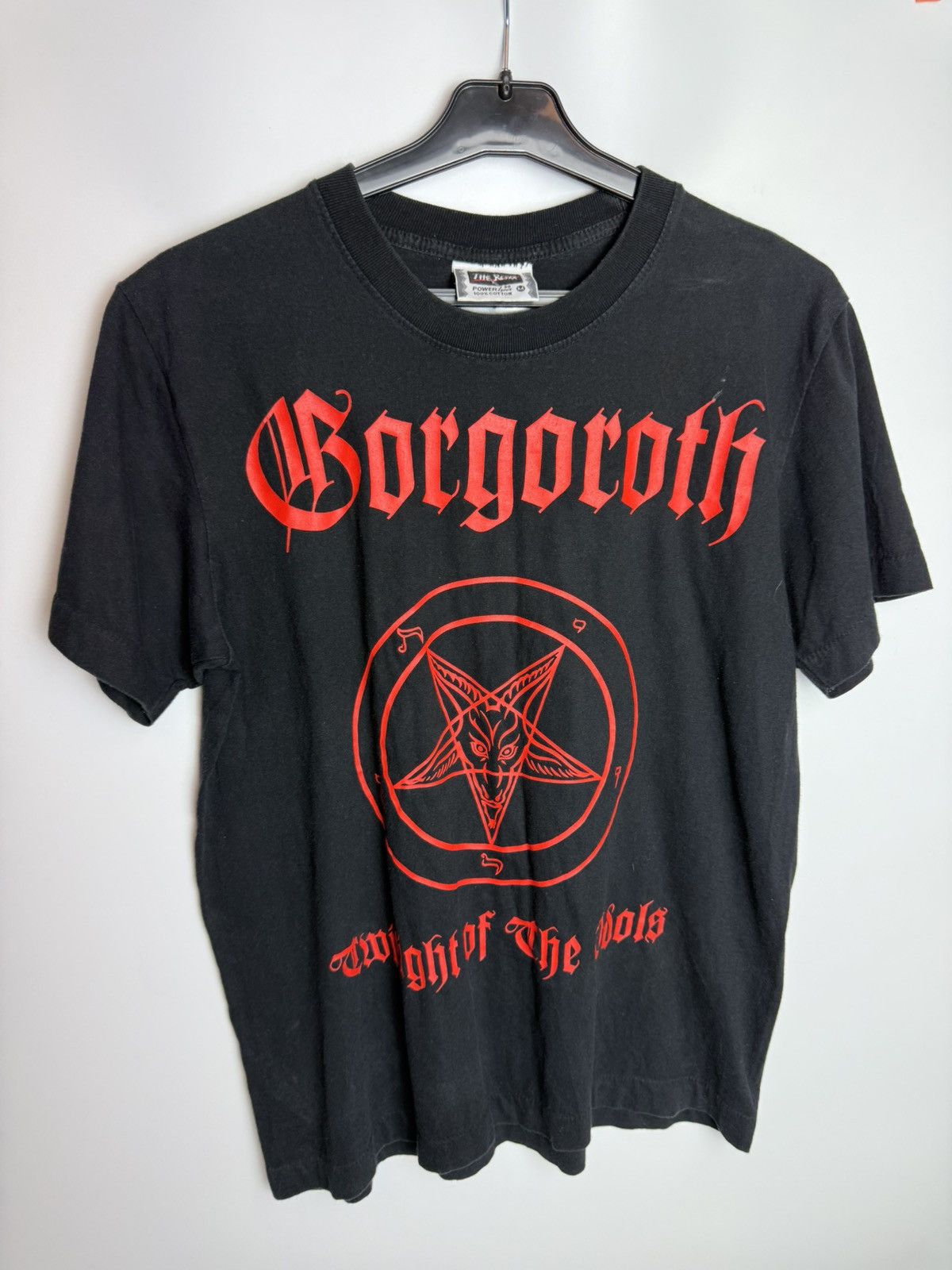 Band Tees Gorgoroth vintage black metal merch mayhem darkthrone burzum Size US M / EU 48-50 / 2 - 1 Thumbnail