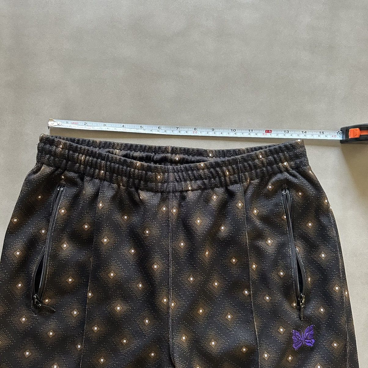 Needles Needles Black Brown cropped Track Pant Size US 32 / EU 48 - 2 Thumbnail