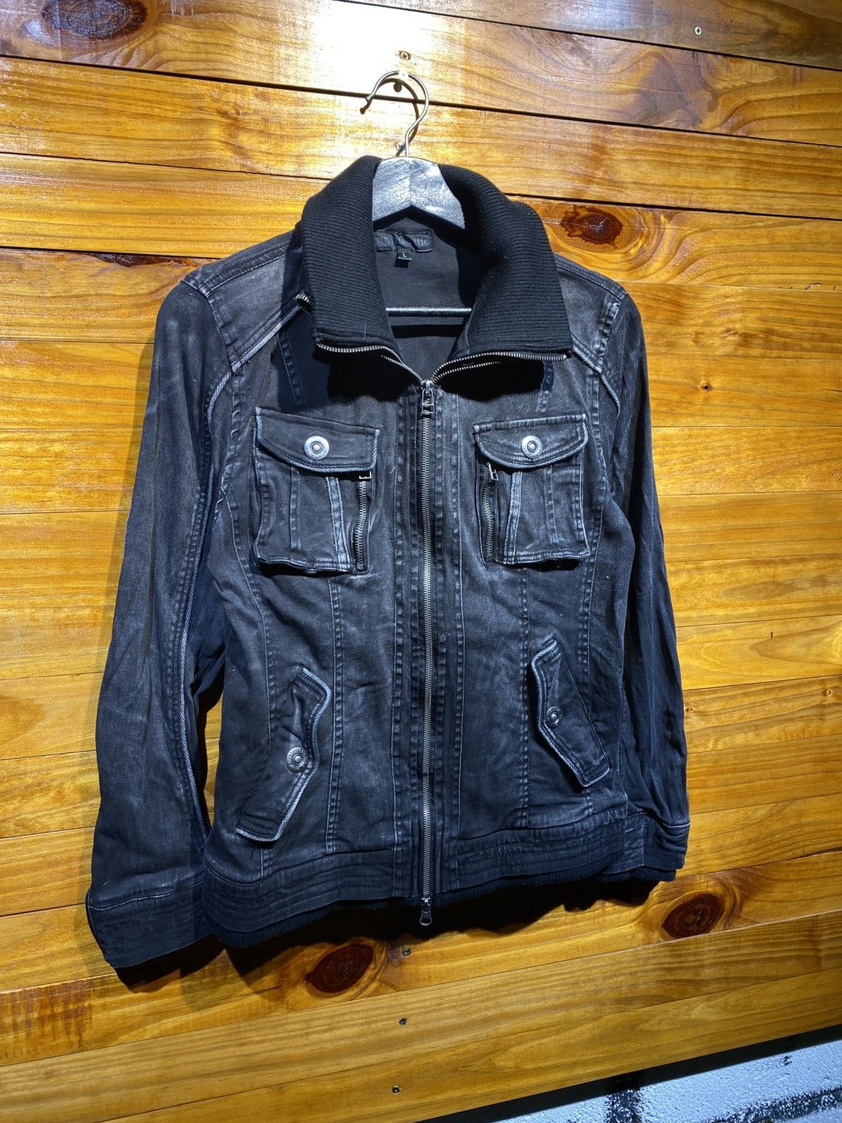 In The Attic In the Attic Black Denim Jacket Vintage Casual Size M / US 6-8 / IT 42-44 - 5 Thumbnail