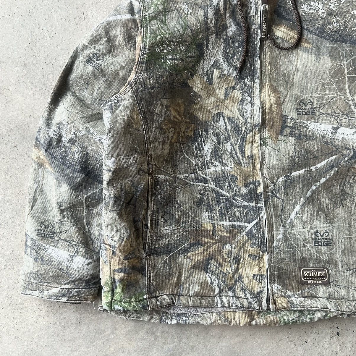 Realtree Crazy Vintage Y2K Carhartt Style Realtree Camo Hooded Zip Up Size US XL / EU 56 / 4 - 6 Thumbnail