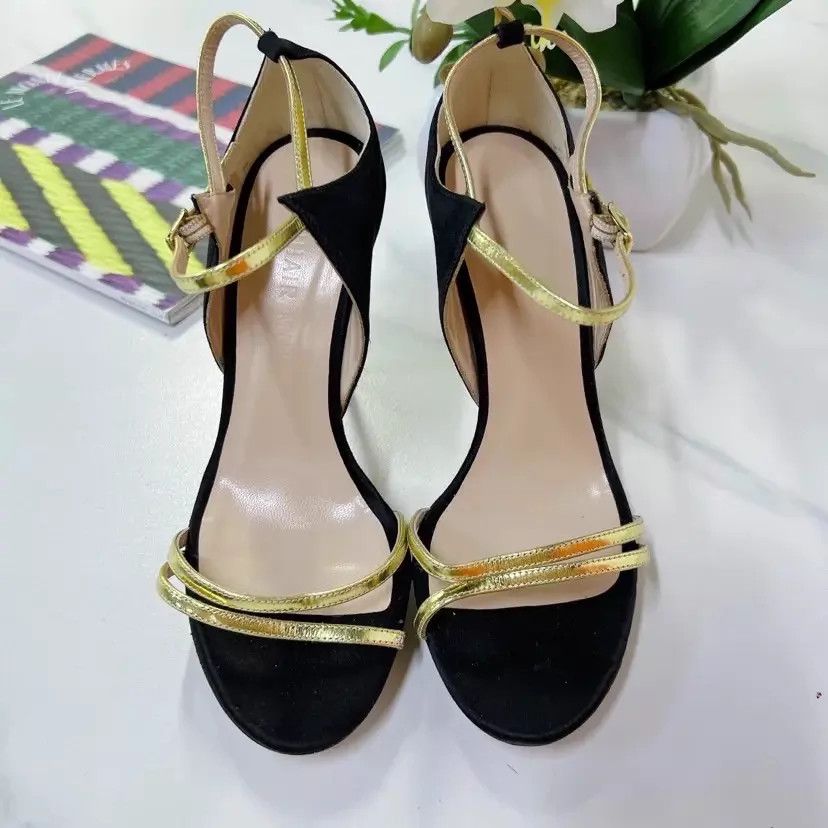 Other ZM Womens High Heel Sandals 36 10cm Heel Used Size US 5.5 / IT 35.5 - 1 Thumbnail