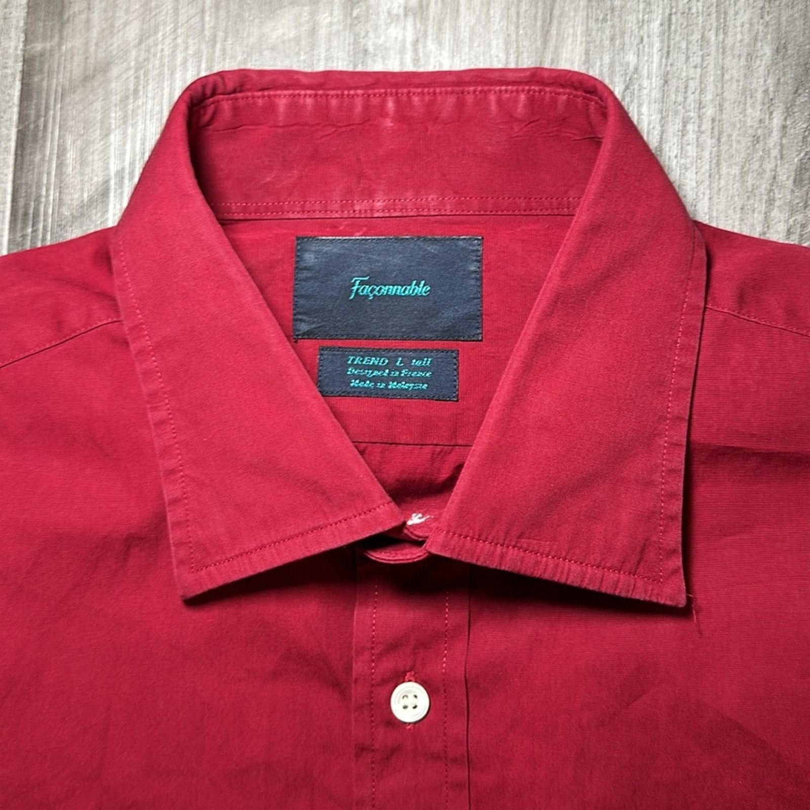 Faconnable Faconnable Trend Long Sleeve Button Down - Large Tall Size US L / EU 52-54 / 3 - 6 Thumbnail