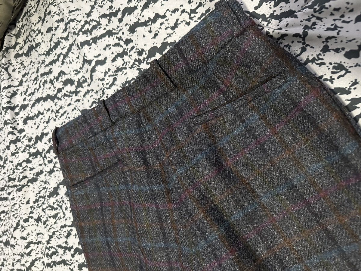 Aime Leon Dore Midnight Multi Muted Jewel Tartan Plaid Tweed Trousers Size US 29 - 6 Thumbnail