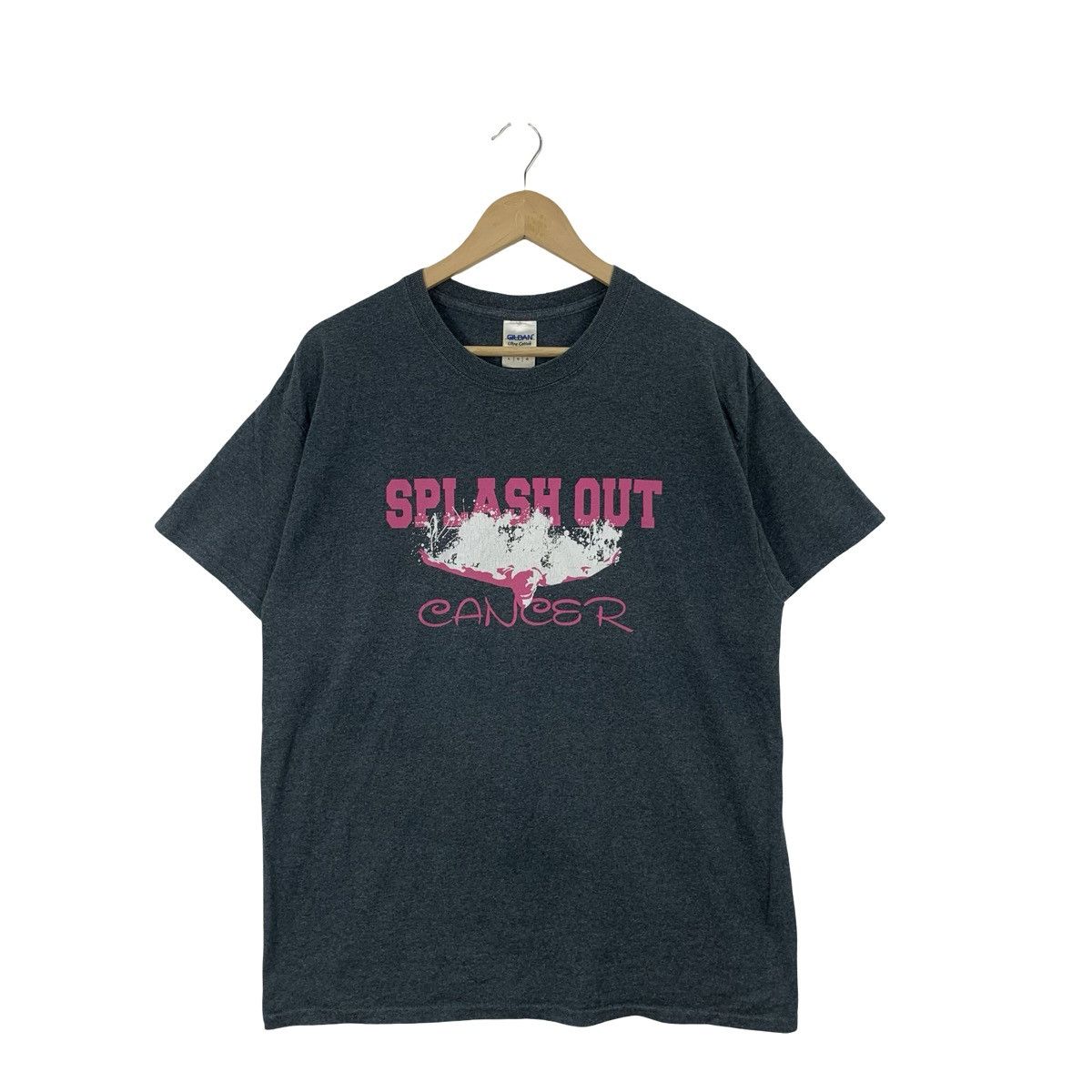 Other SPLASH OUT CANCER Breast Cancer Awareness Tee Shirt Top Size US L / EU 52-54 / 3 - 3 Thumbnail