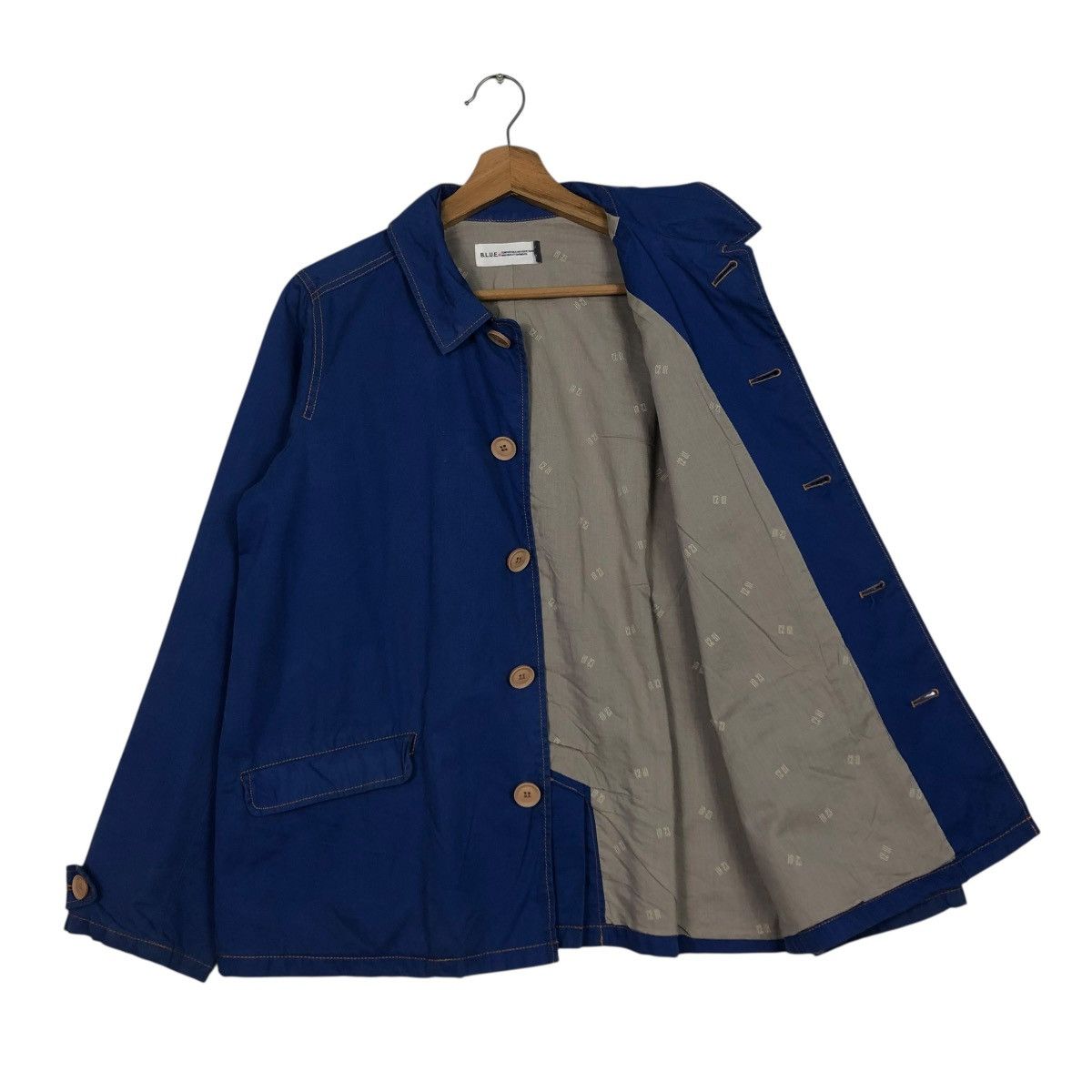 Blue Blue Japan 🔥VINTAGE CHORE WORK JACKET BLUE JAPAN Size US M / EU 48-50 / 2 - 13 Thumbnail