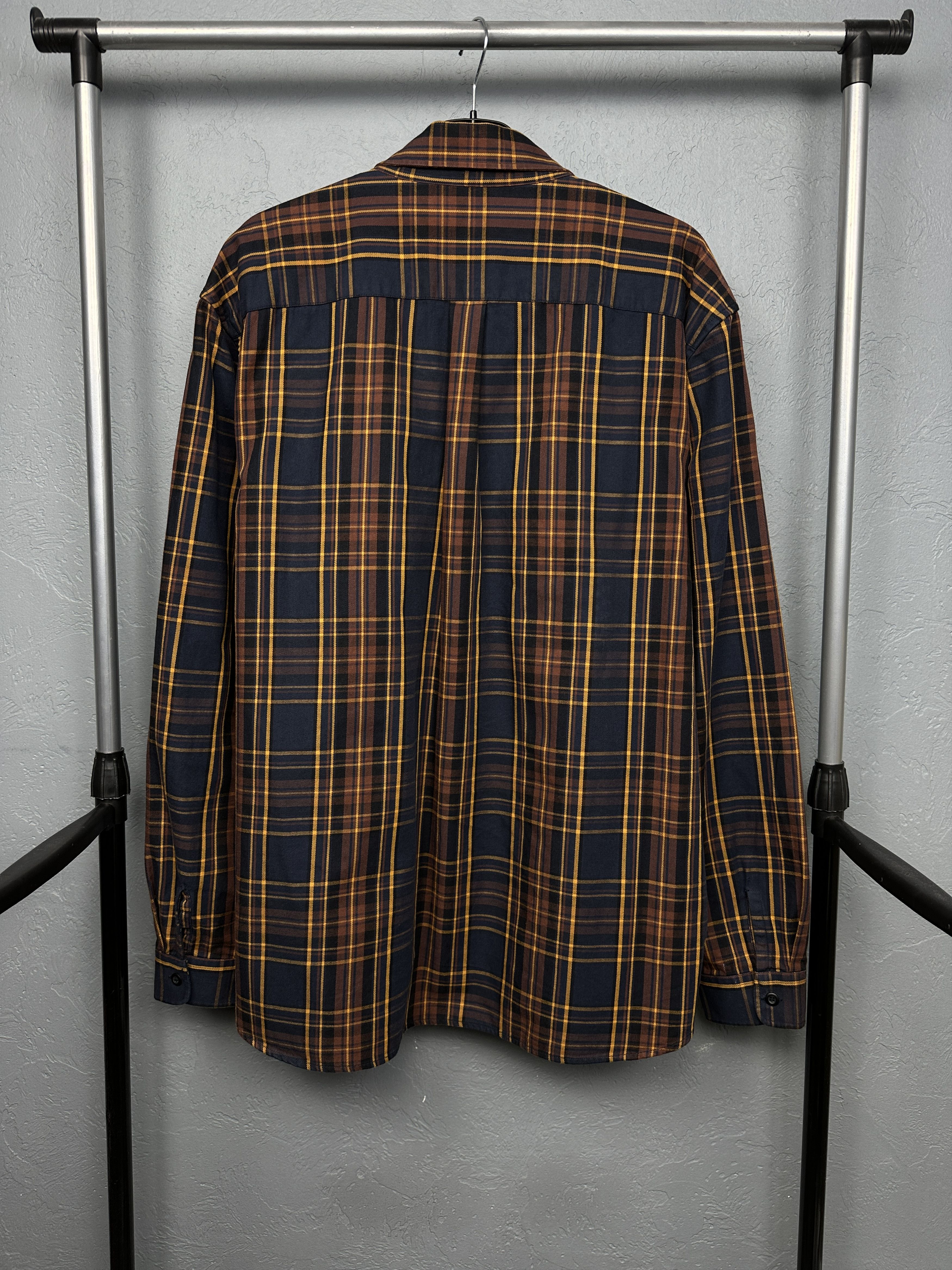 Fred Perry Fred Perry Mens Heavy Cotton Long Sleeve Shirt Size US XXL / EU 58 / 5 - 7 Thumbnail