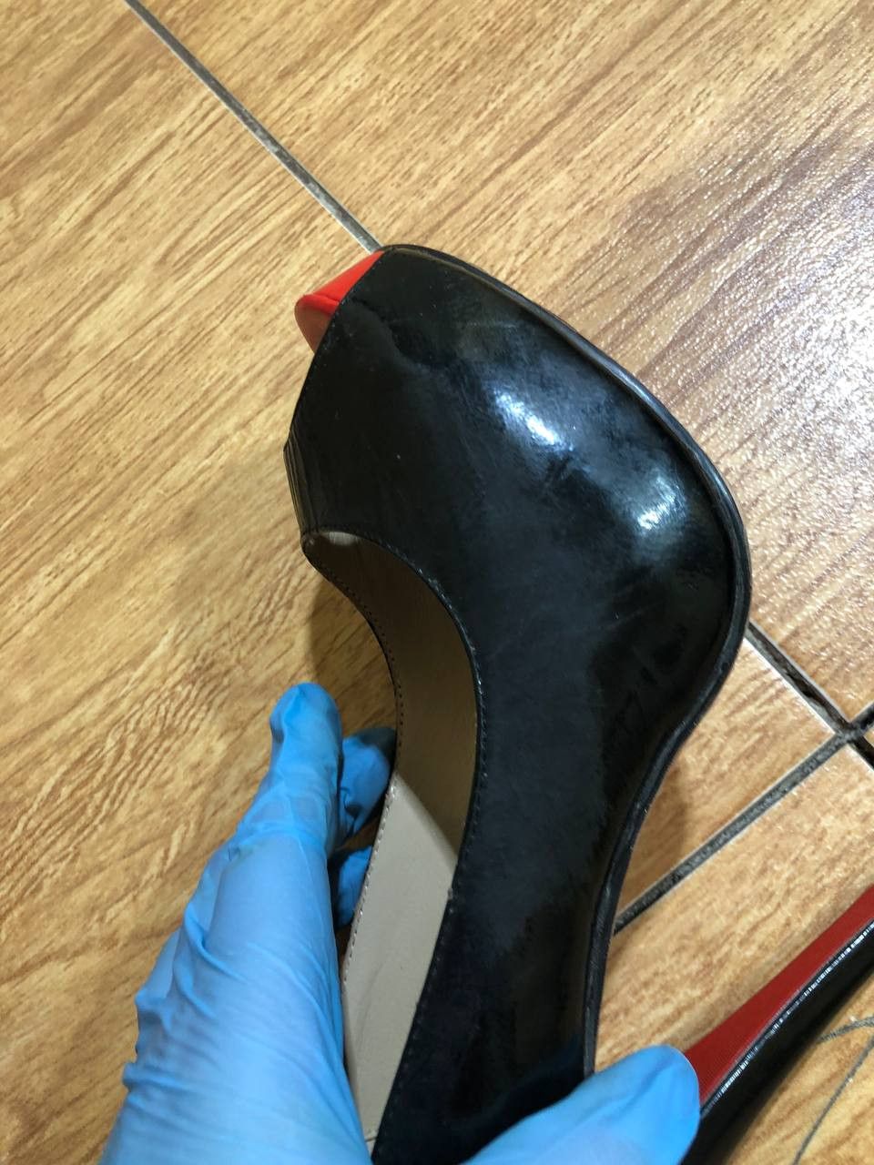 Christian Louboutin Christian Louboutin Women's Shoes Platform Leather heels Size US 7 / IT 37 - 13 Thumbnail