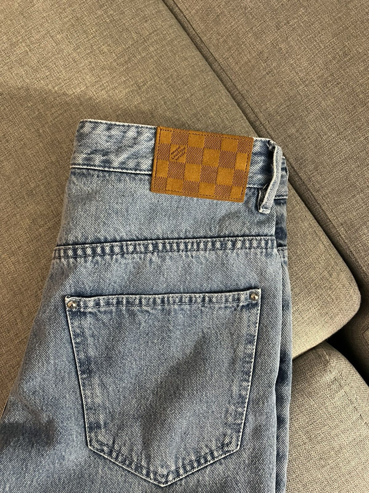 Louis Vuitton Louis Vuitton Denim Skate Jeans Indigo Size US 29 - 5 Thumbnail