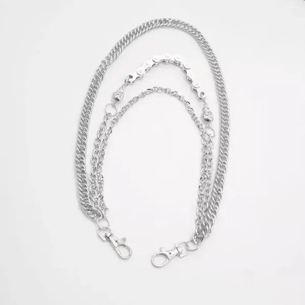 Jewelry Pocket Chain Skull Punk Rock Gothic Silver Wallet Chrome Size ONE SIZE - 3 Thumbnail