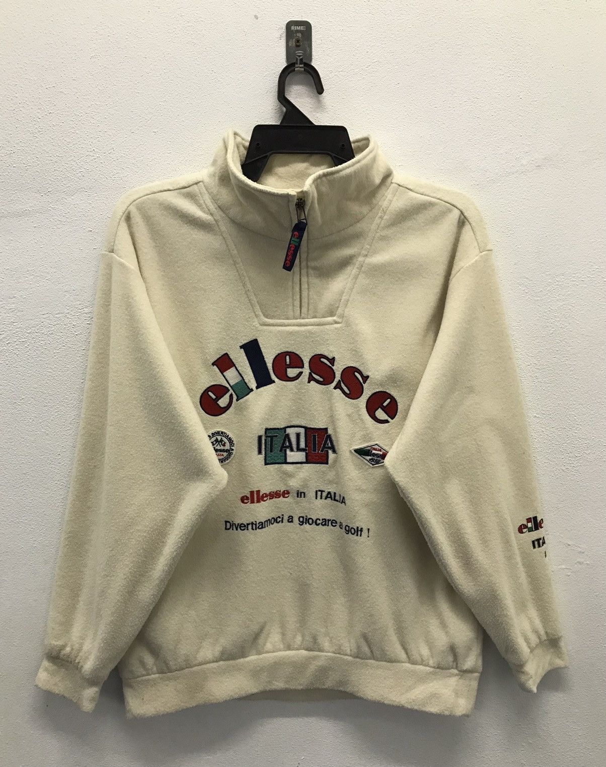 Ellesse × Polartec × Vintage Vintage Ellesse Golf Polartec Sweatshirt Size US L / EU 52-54 / 3 - 1 Thumbnail